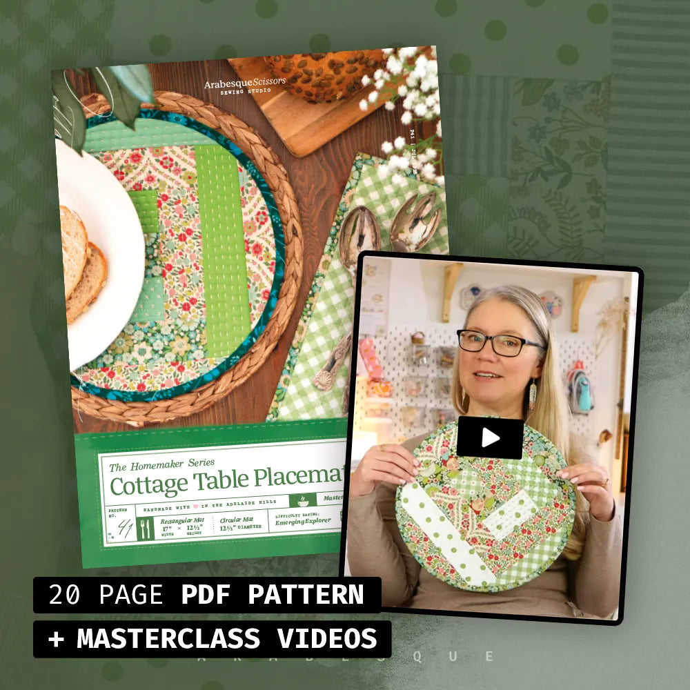 Cottage Table Placemats (PDF + Masterclass)