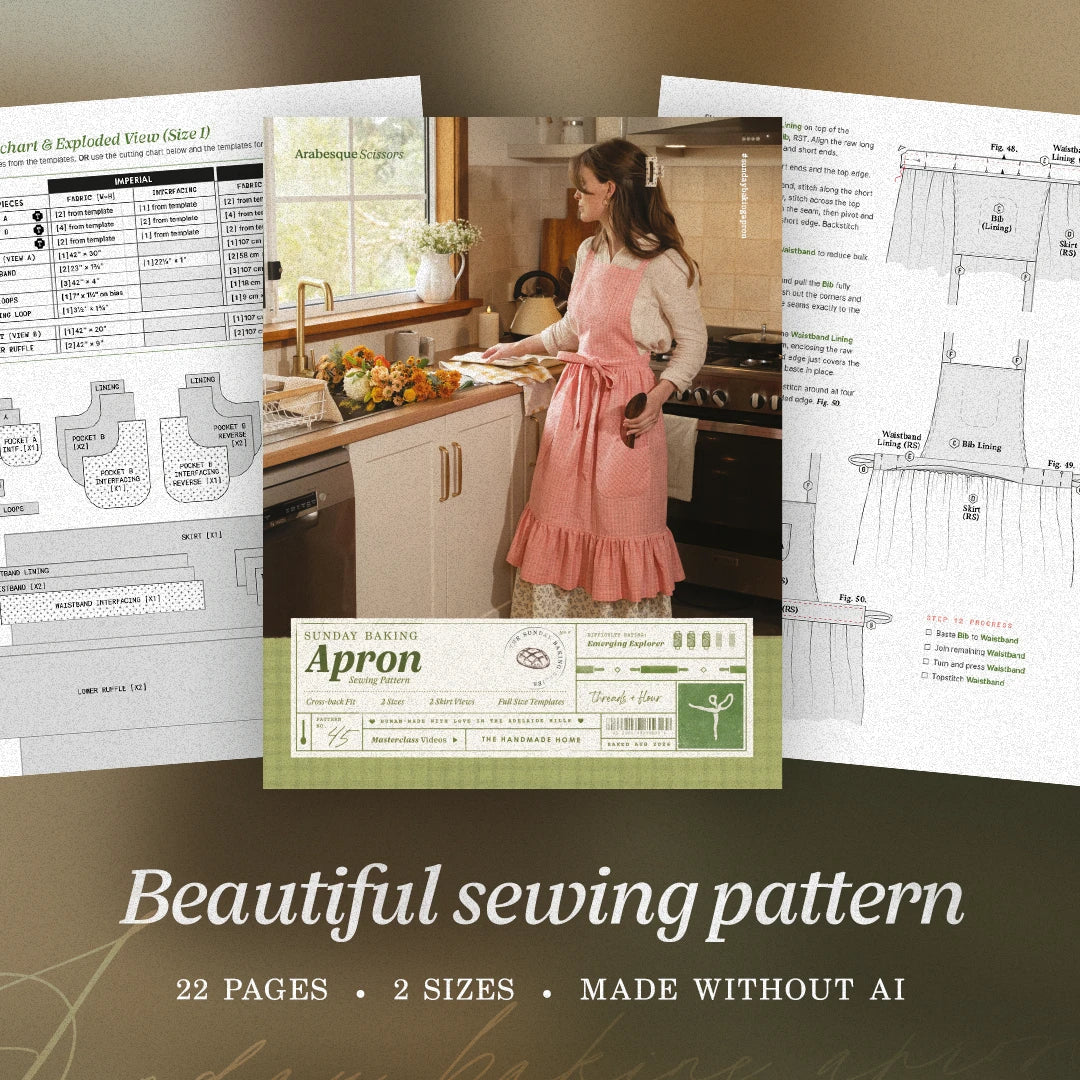 The Sunday Baking Apron (Pattern Edition)